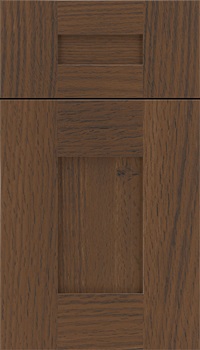 Newhaven 5pc Rift Oak shaker cabinet door in Toffee